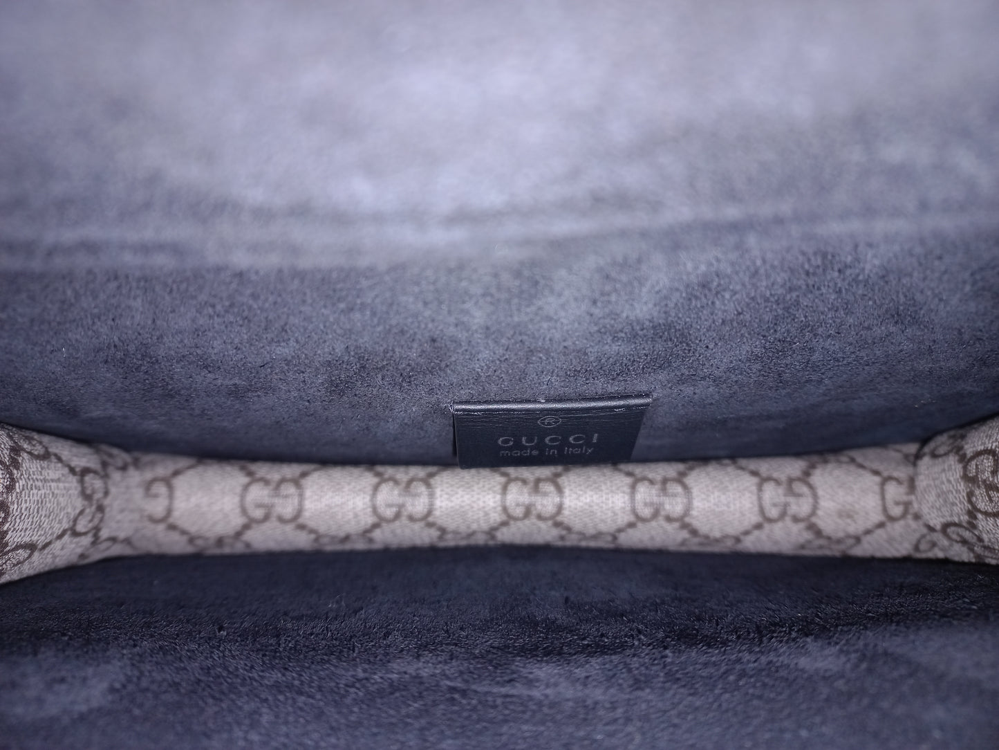 Gucci Supreme Small Dionysus GG Shoulder Bag Black