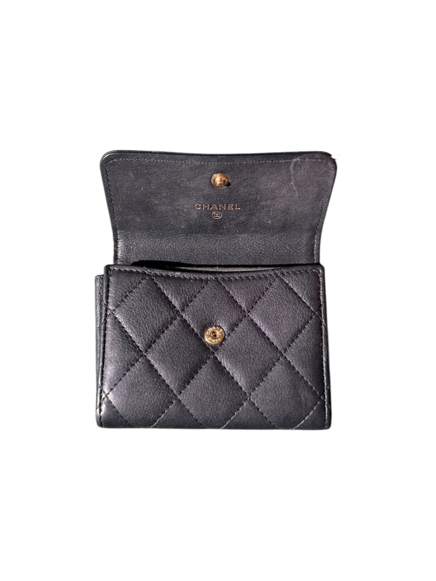 Chanel Matelasse trifold Wallet