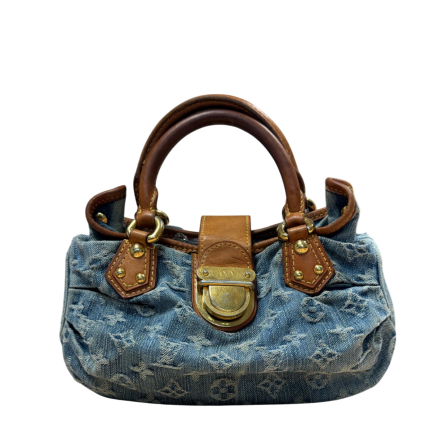 Louis Vuitton Denim Mini Pleaty