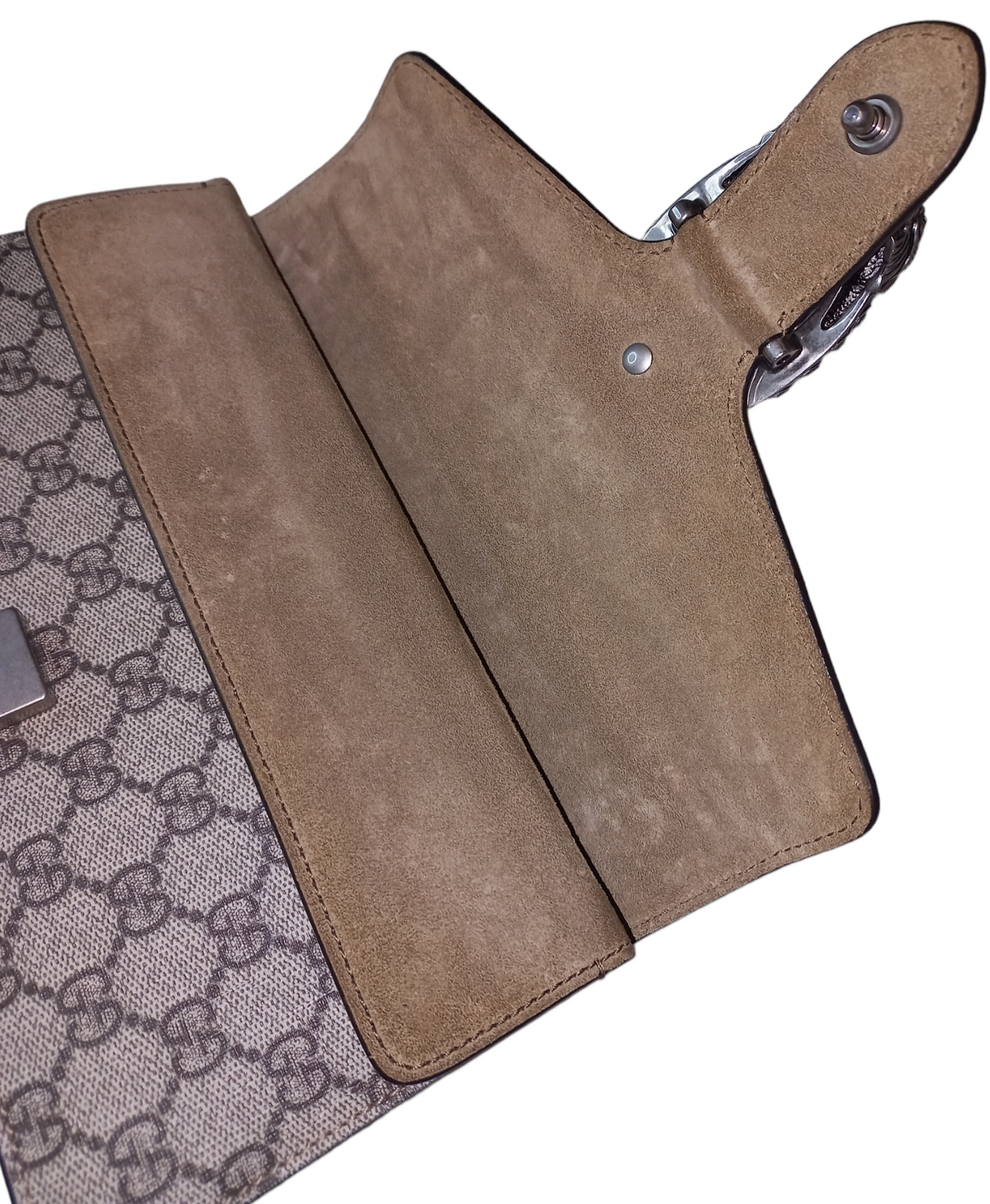 Gucci Supreme Small Dionysus GG Shoulder Bag Beige/Brown