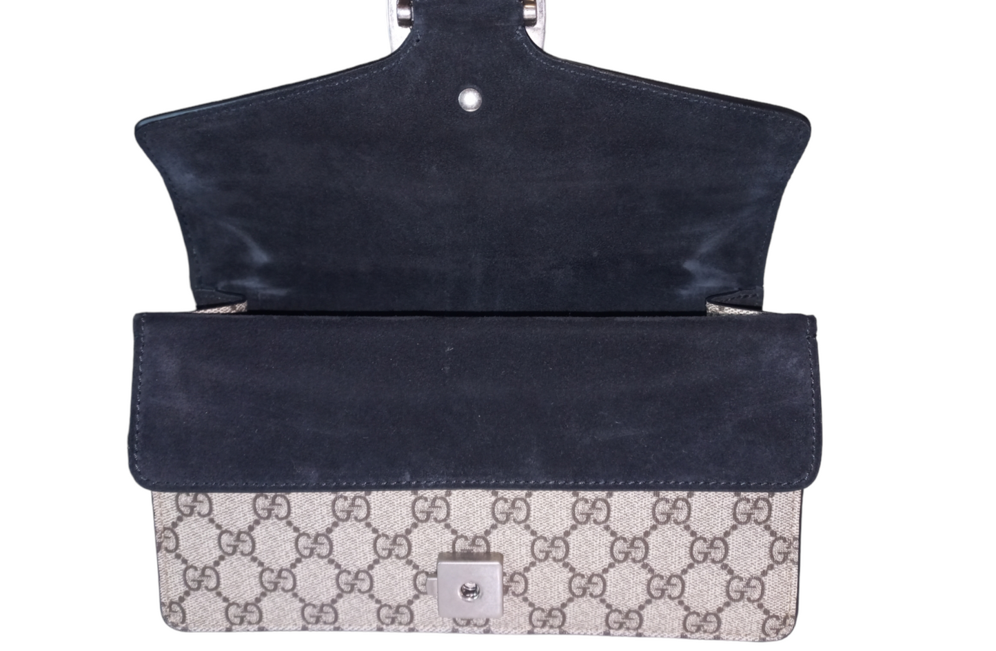 Gucci Supreme Small Dionysus GG Shoulder Bag Black