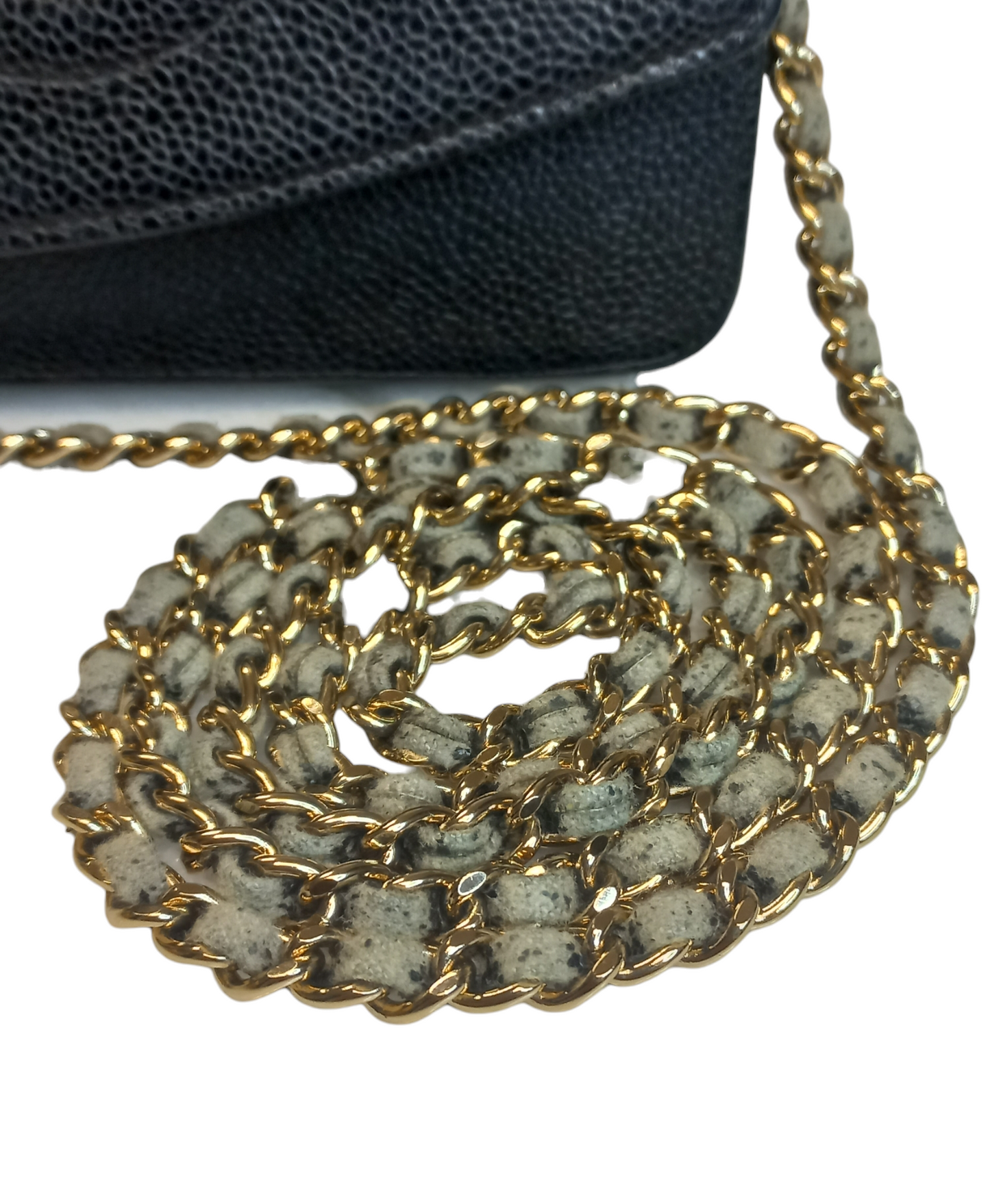 Chanel Timeless Wallet on Chain Caviar Black