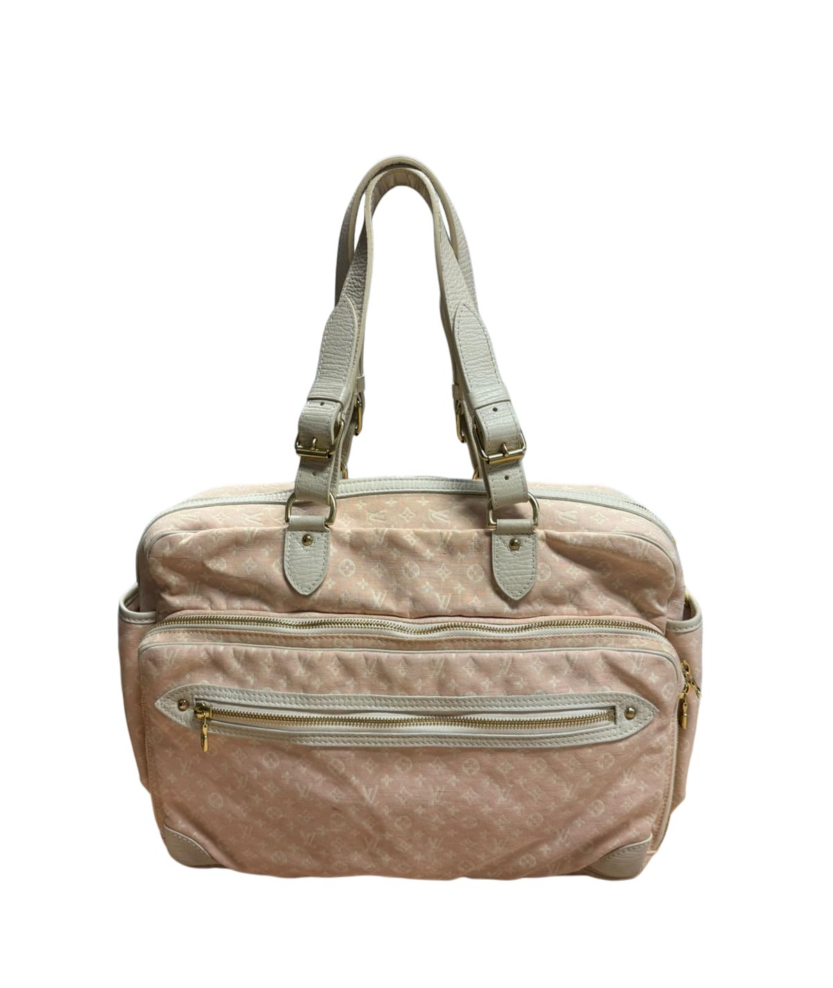 Louis Vuitton Pink Denim Diaper Nappy Bag