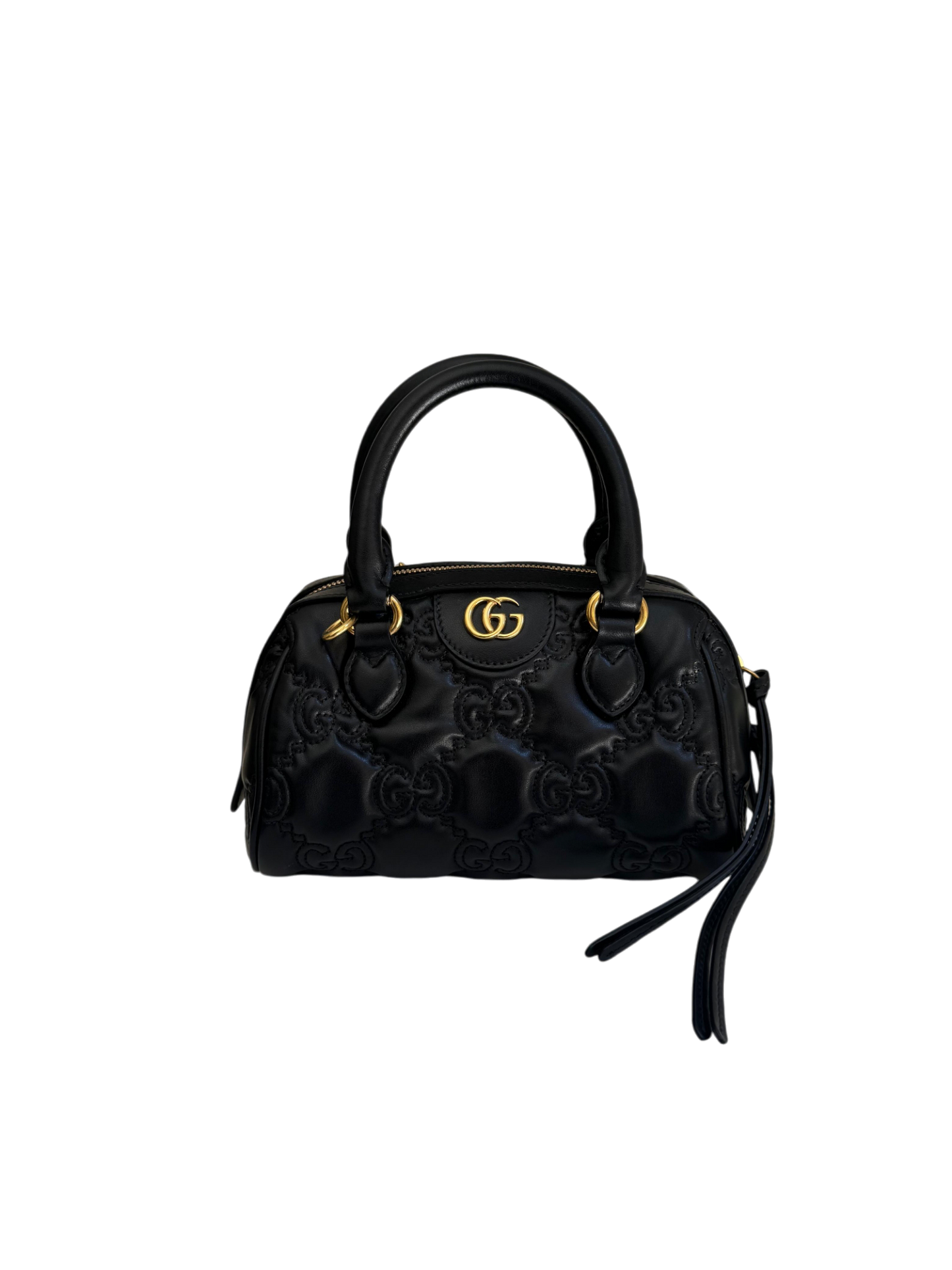 Gucci GG mini Matelasse Leather Satchel Black