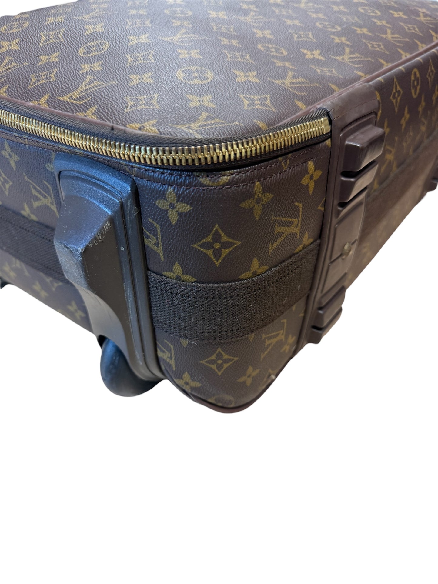 Louis Vuitton Pegase 55 Monogram canvas travel bag