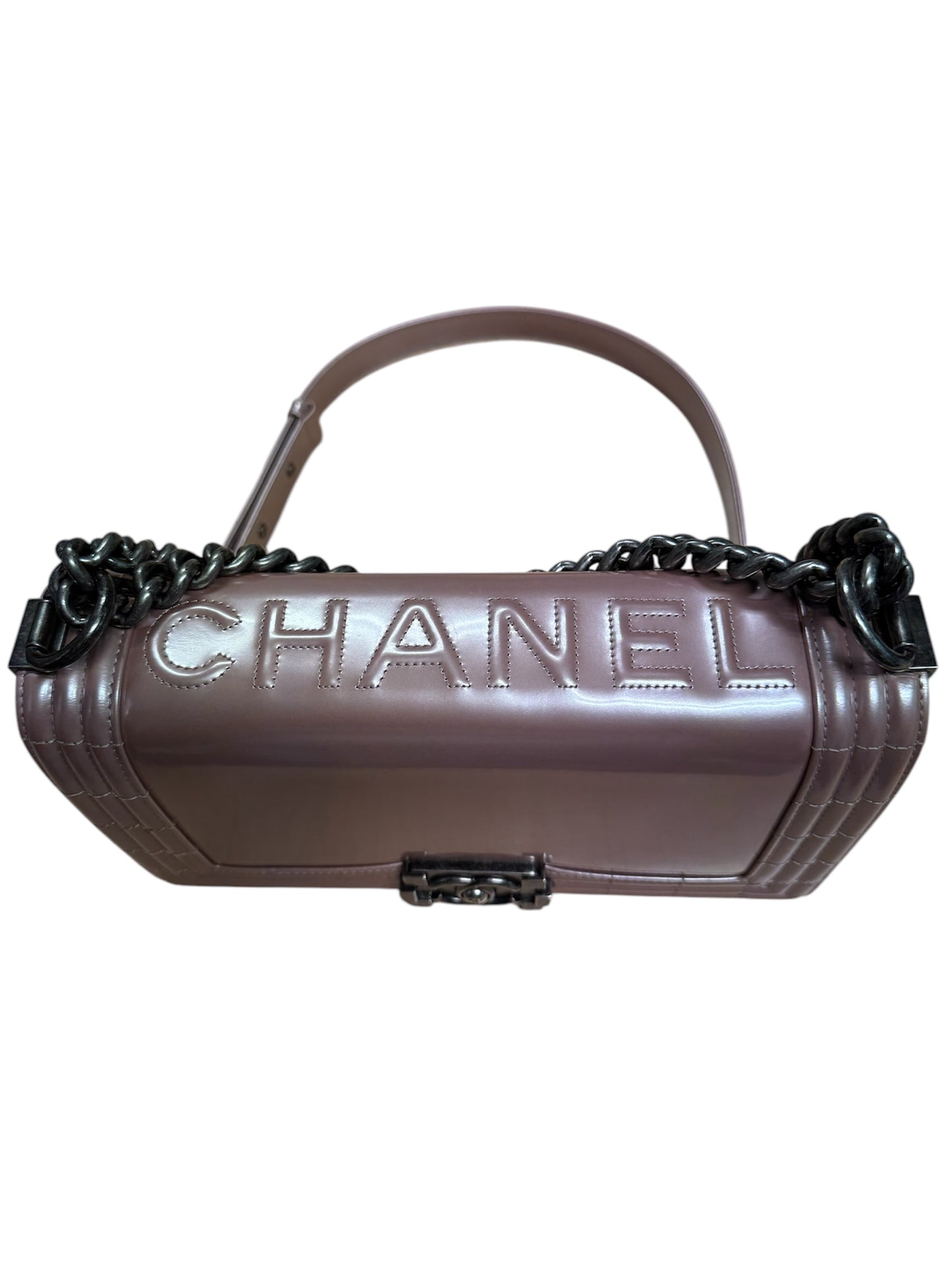 Chanel Boy Pink Glazed Calfskin