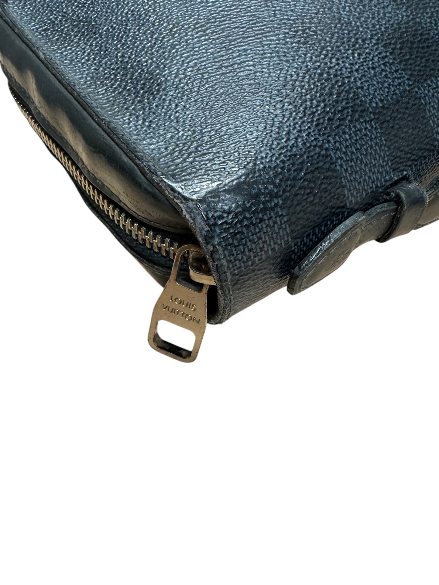 Louis Vuitton Damier Cobalt Zippy Wallet Bag