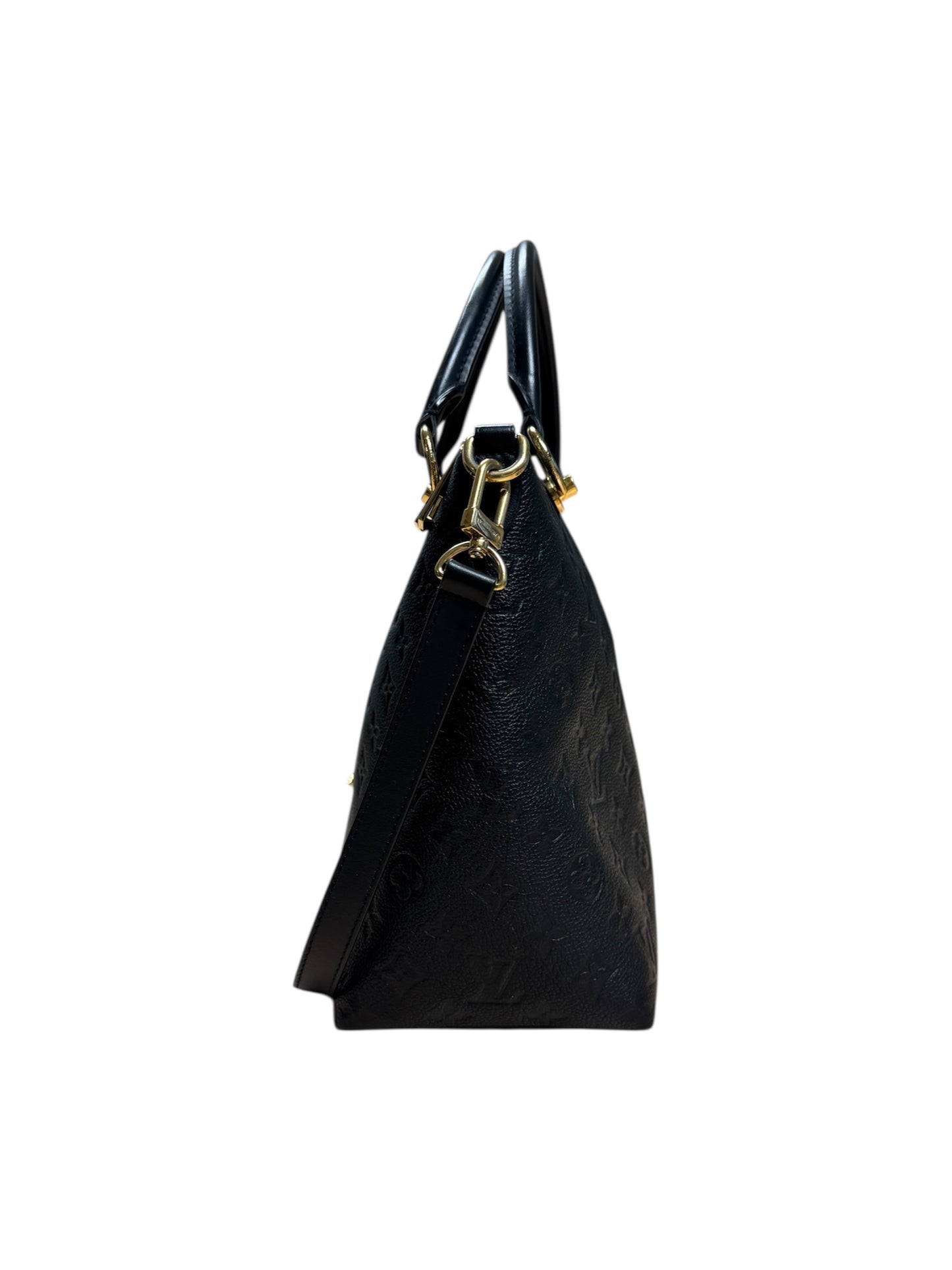 Louis Vuitton V Tote Monogram Empreinte MM Black