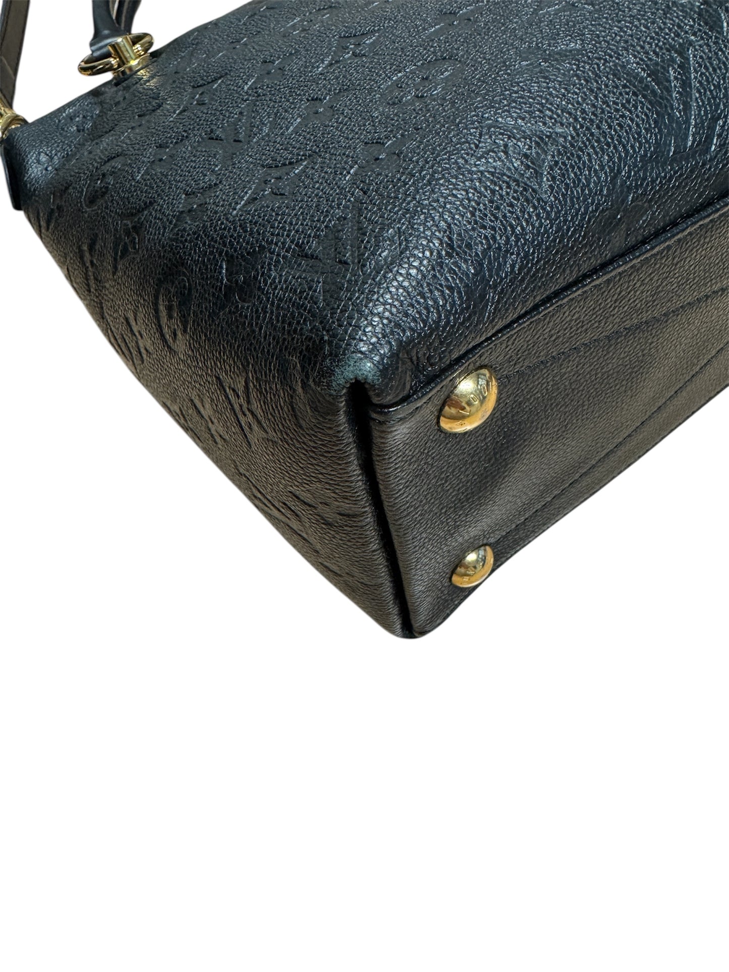 Louis Vuitton V Tote Monogram Empreinte MM Black