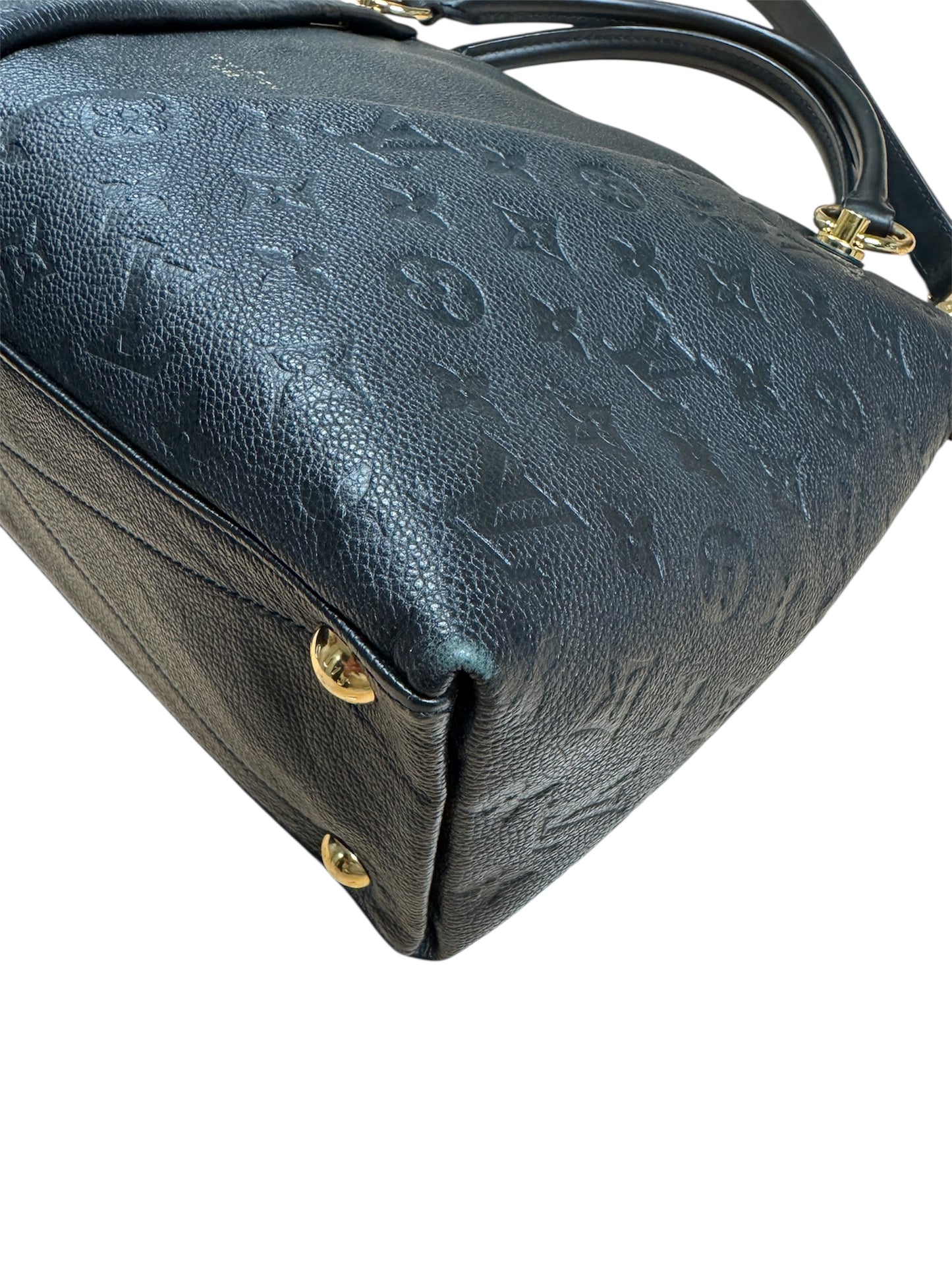 Louis Vuitton V Tote Monogram Empreinte MM Black