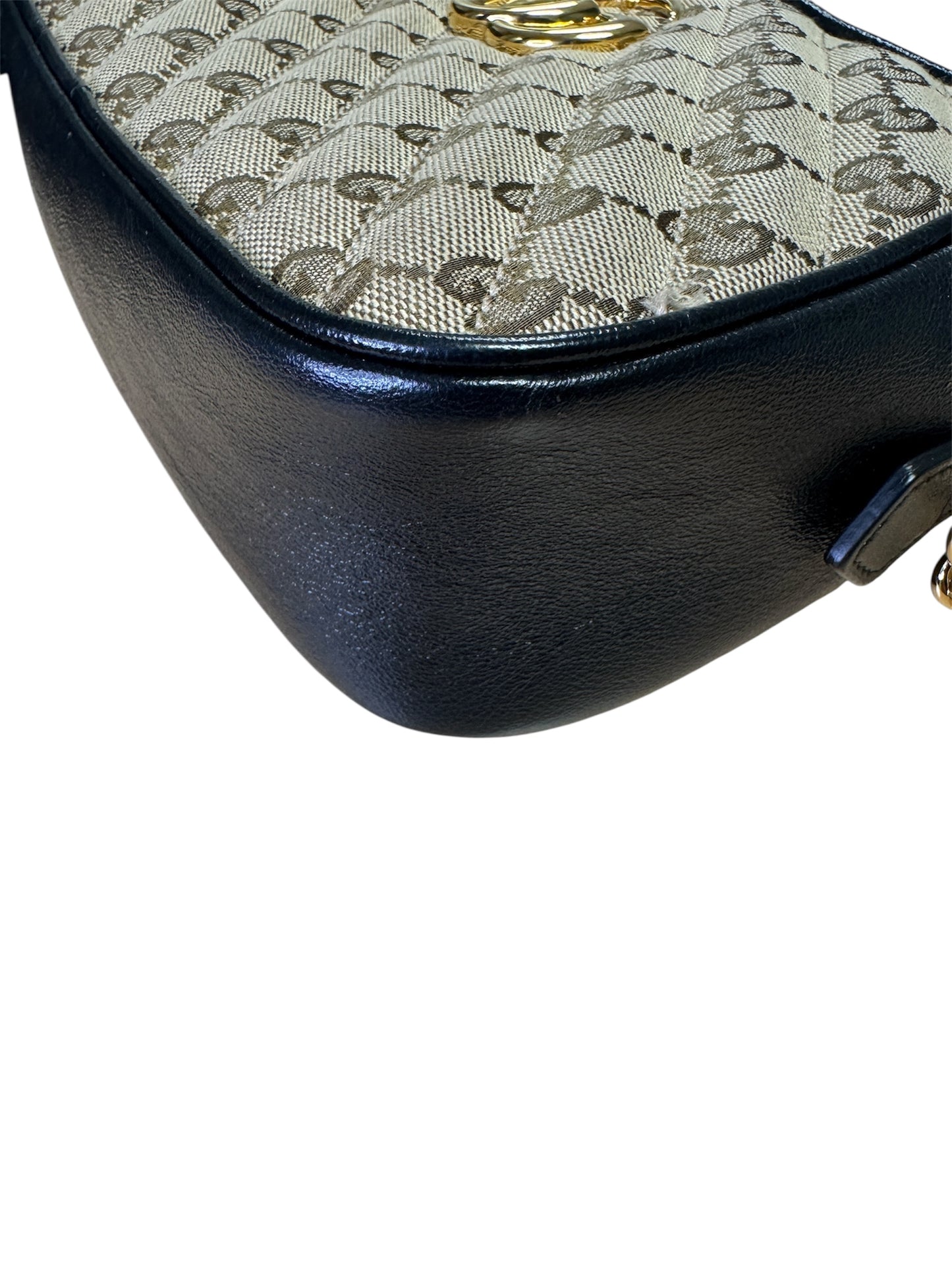 Gucci GG Canvas Marmont Small Shoulder Bag