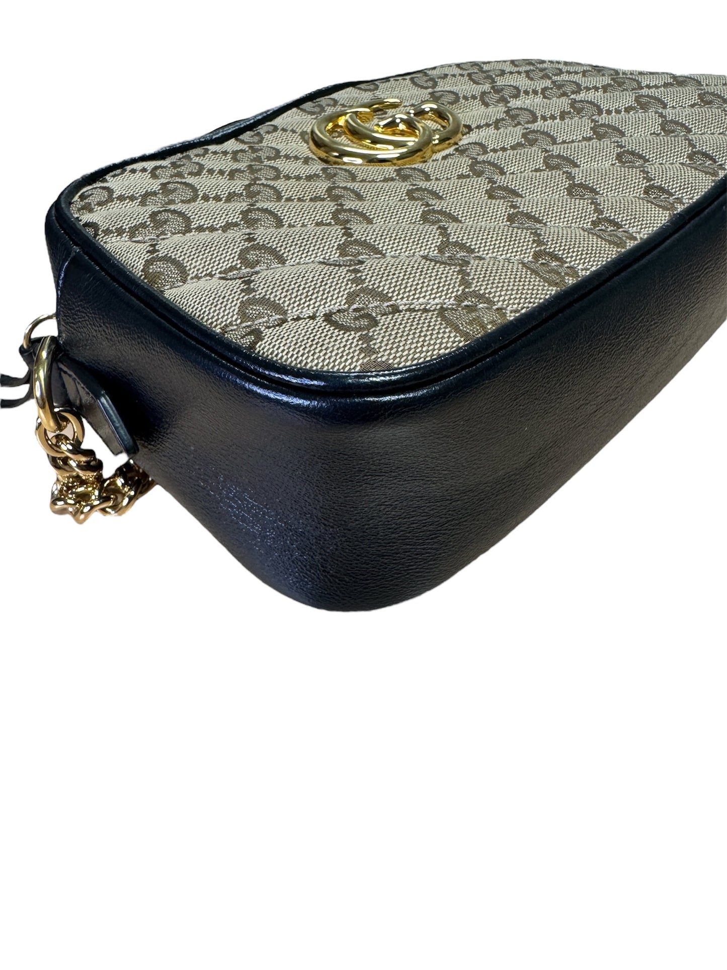Gucci GG Canvas Marmont Small Shoulder Bag