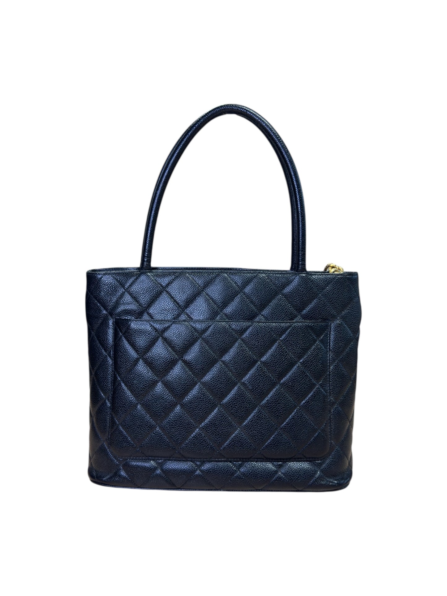 Chanel Caviar Medallion Tote Bag
