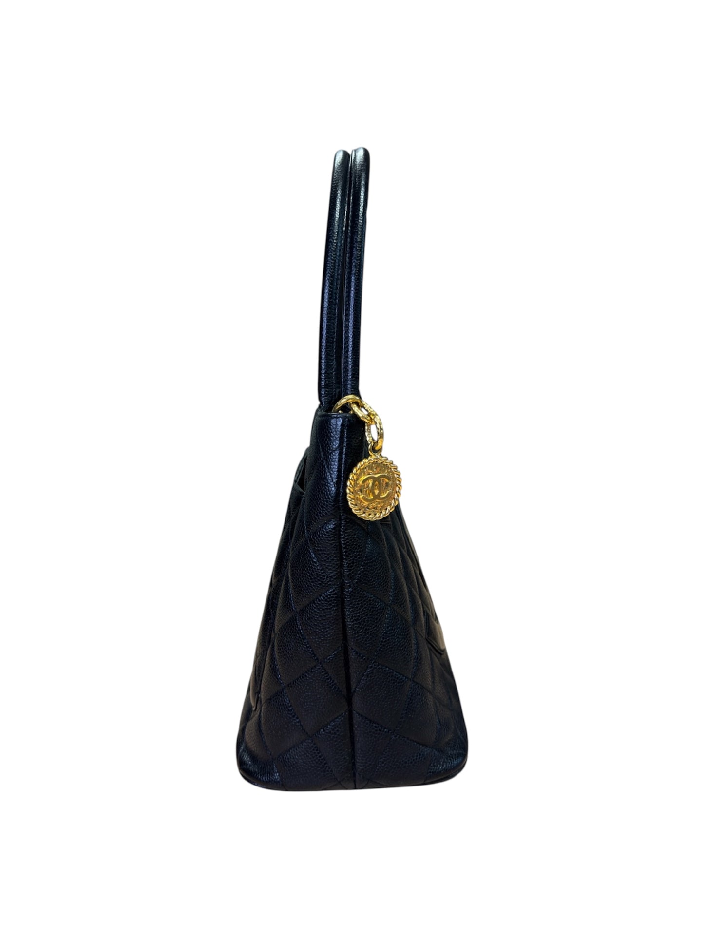 Chanel Caviar Medallion Tote Bag