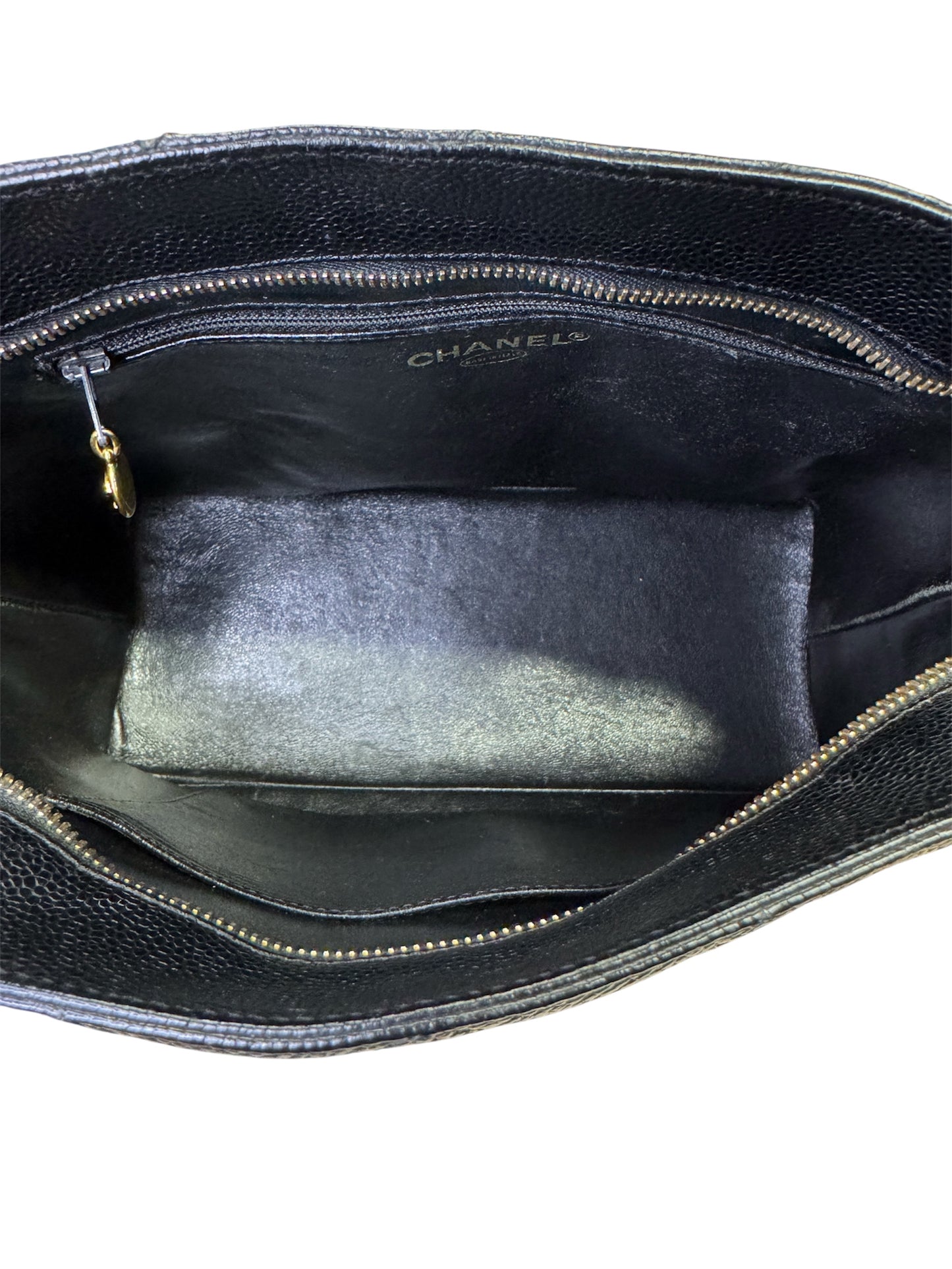 Chanel Caviar Medallion Tote Bag