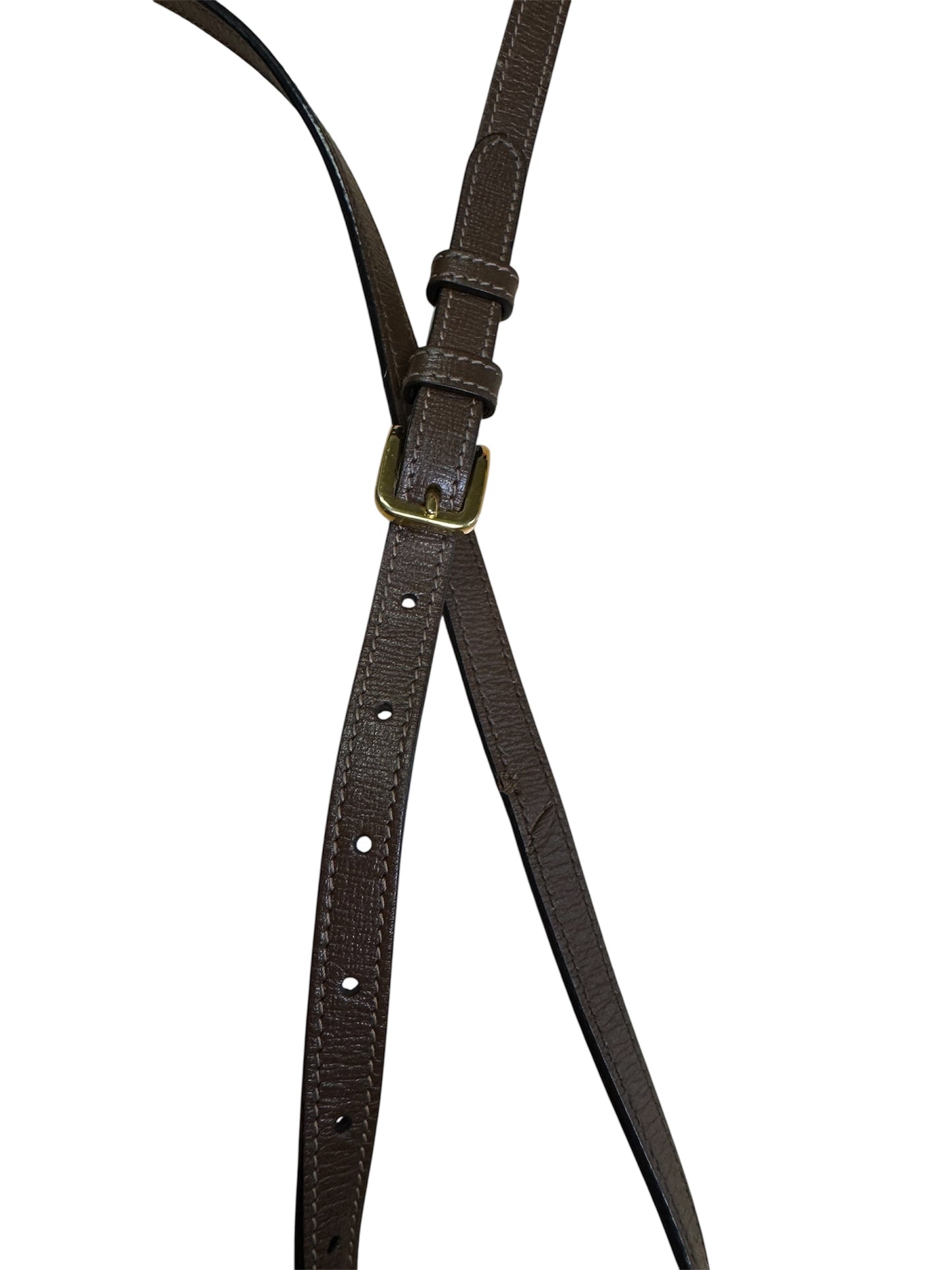Gucci Horsebit 1955 Small Brown/Beige GG Supreme Shoulder Bag