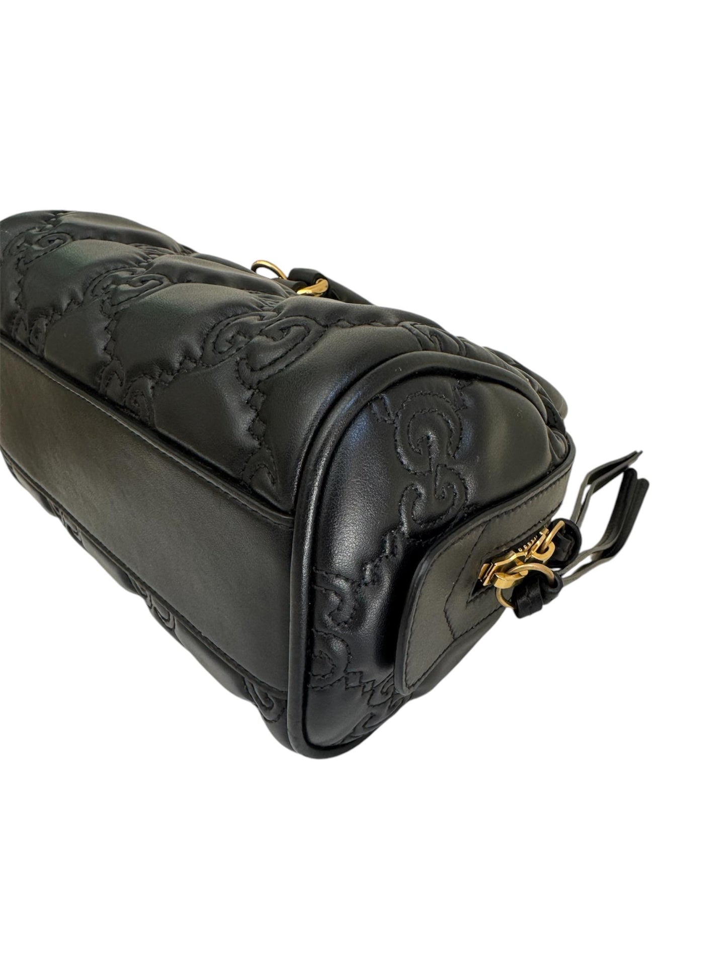 Gucci GG mini Matelasse Leather Satchel Black