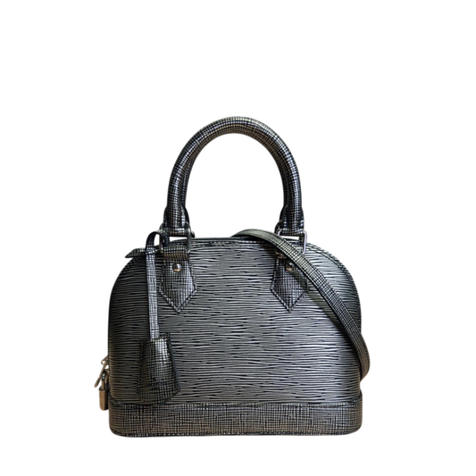 Louis Vuittion Metallic Silver Epi Alma BB