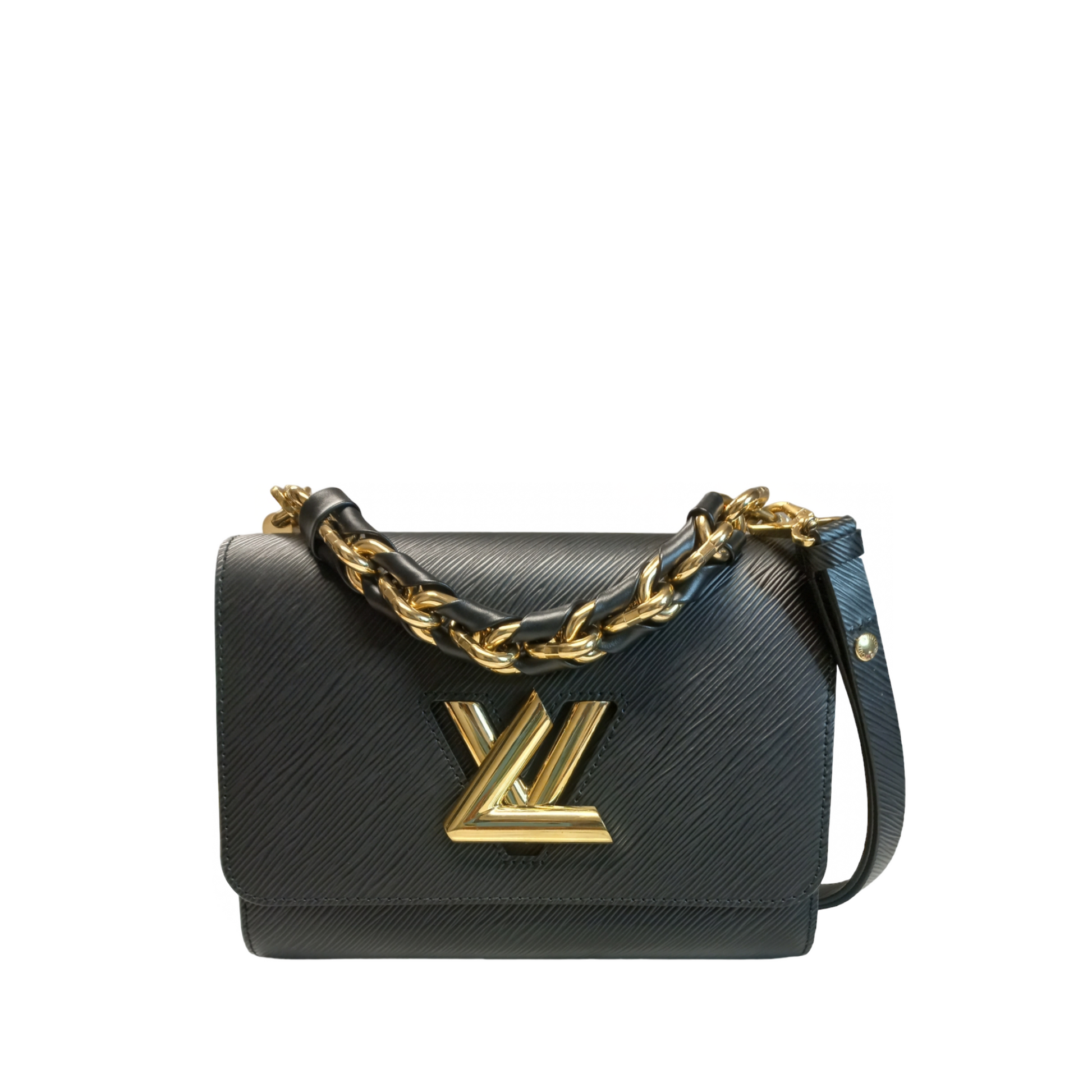 Louis+Vuitton+Twist+Crossbody+Bag+GM+Black+Epi+Leather for sale