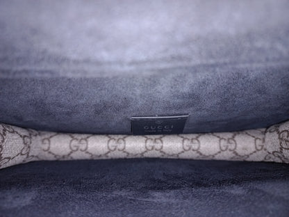 Gucci Supreme Small Dionysus GG Shoulder Bag Black