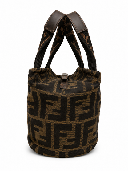 Fendi Vintage Zucca Mini Top-Handle Bag