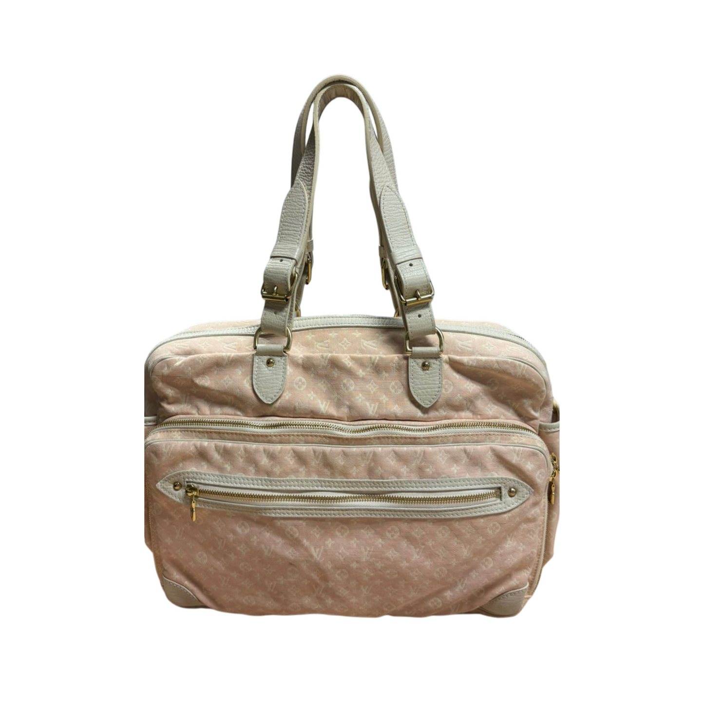 Louis Vuitton Pink Denim Diaper Nappy Bag