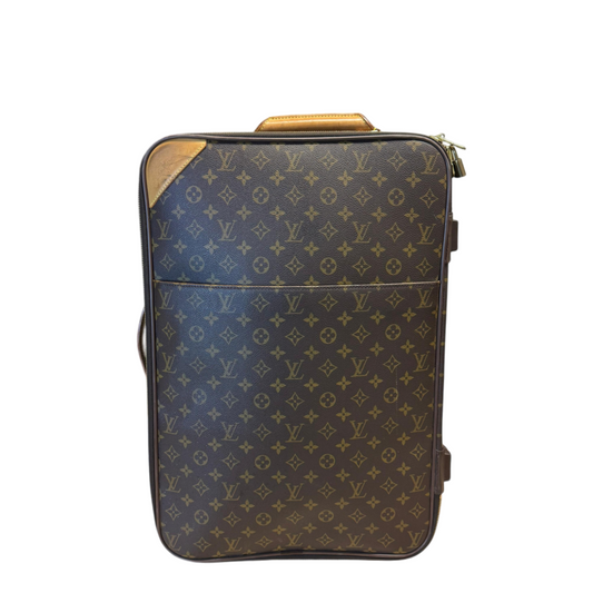 Louis Vuitton Pegase 55 Monogram canvas travel bag