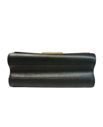 Louis Vuitton Twist MM Bag Black & Gold