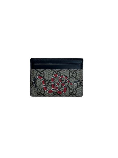 Gucci Kingsnake Print Cardholder
