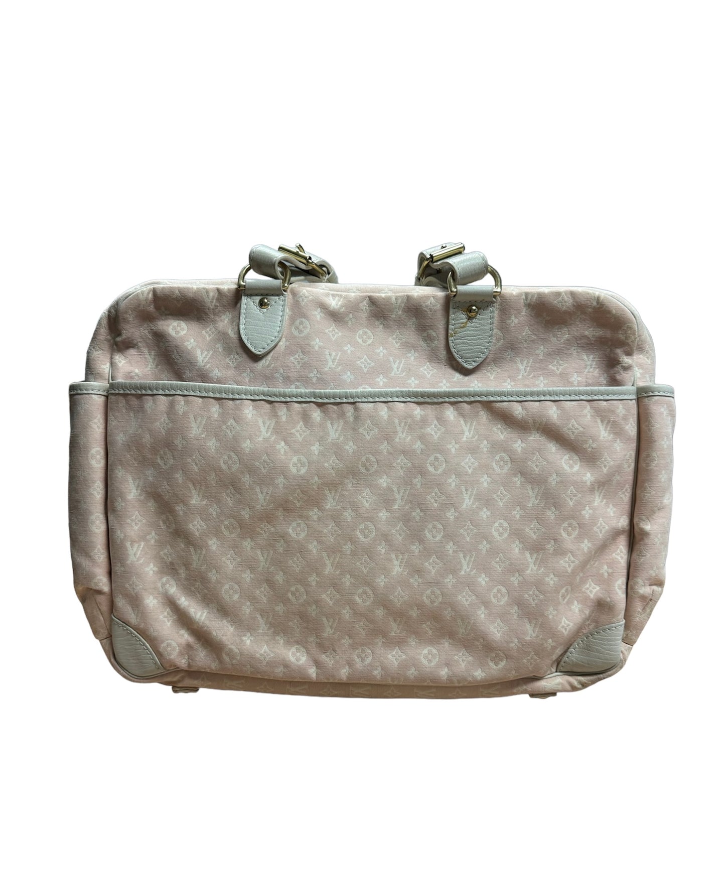 Louis Vuitton Pink Denim Diaper Nappy Bag