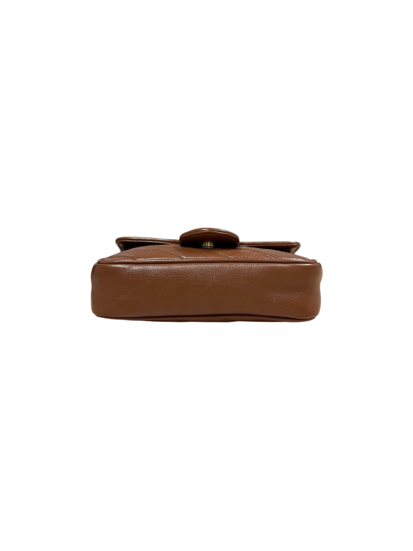 Gucci Super Mini Marmont Brown