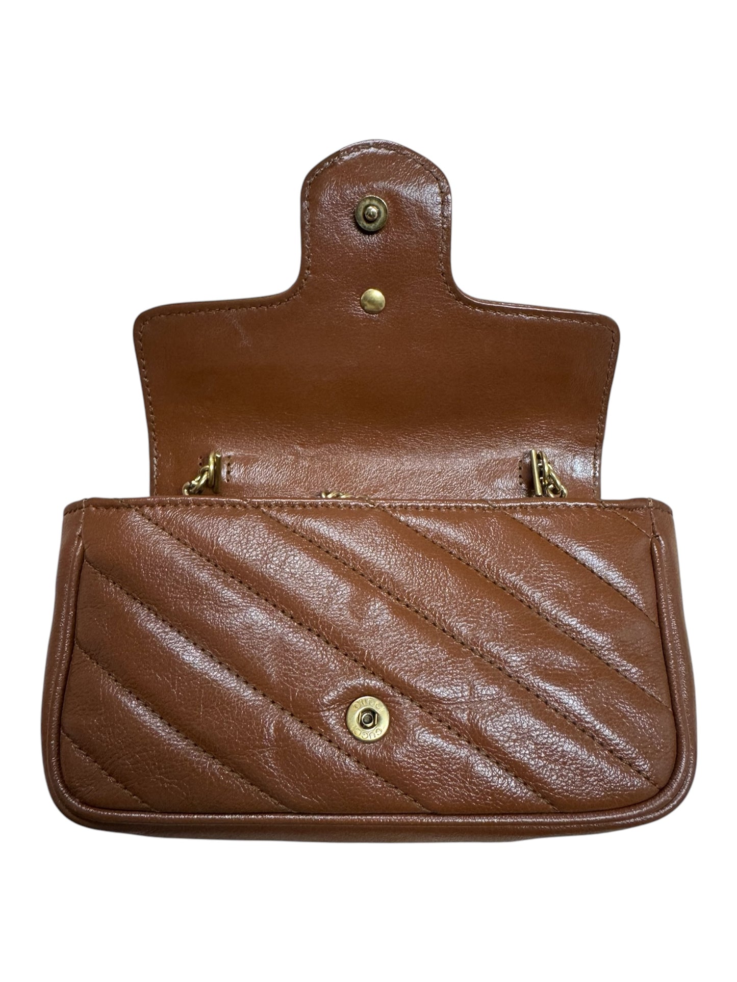 Gucci Super Mini Marmont Brown