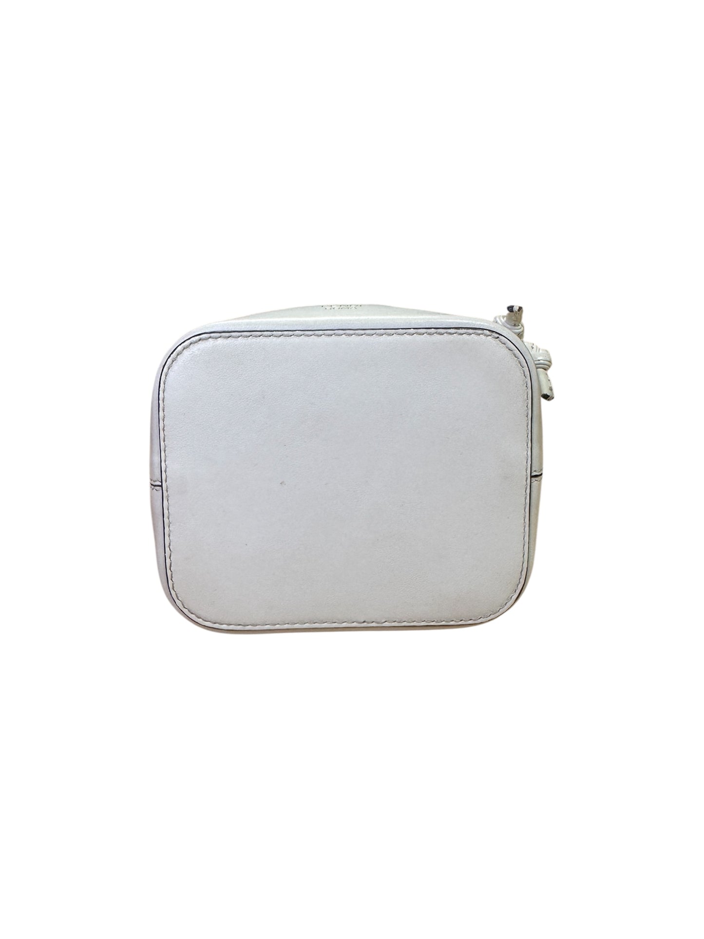 Fendi Mon Trésor PVC Bucket Bag White