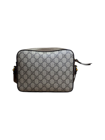 Gucci Horsebit 1955 Small Brown/Beige GG Supreme Shoulder Bag
