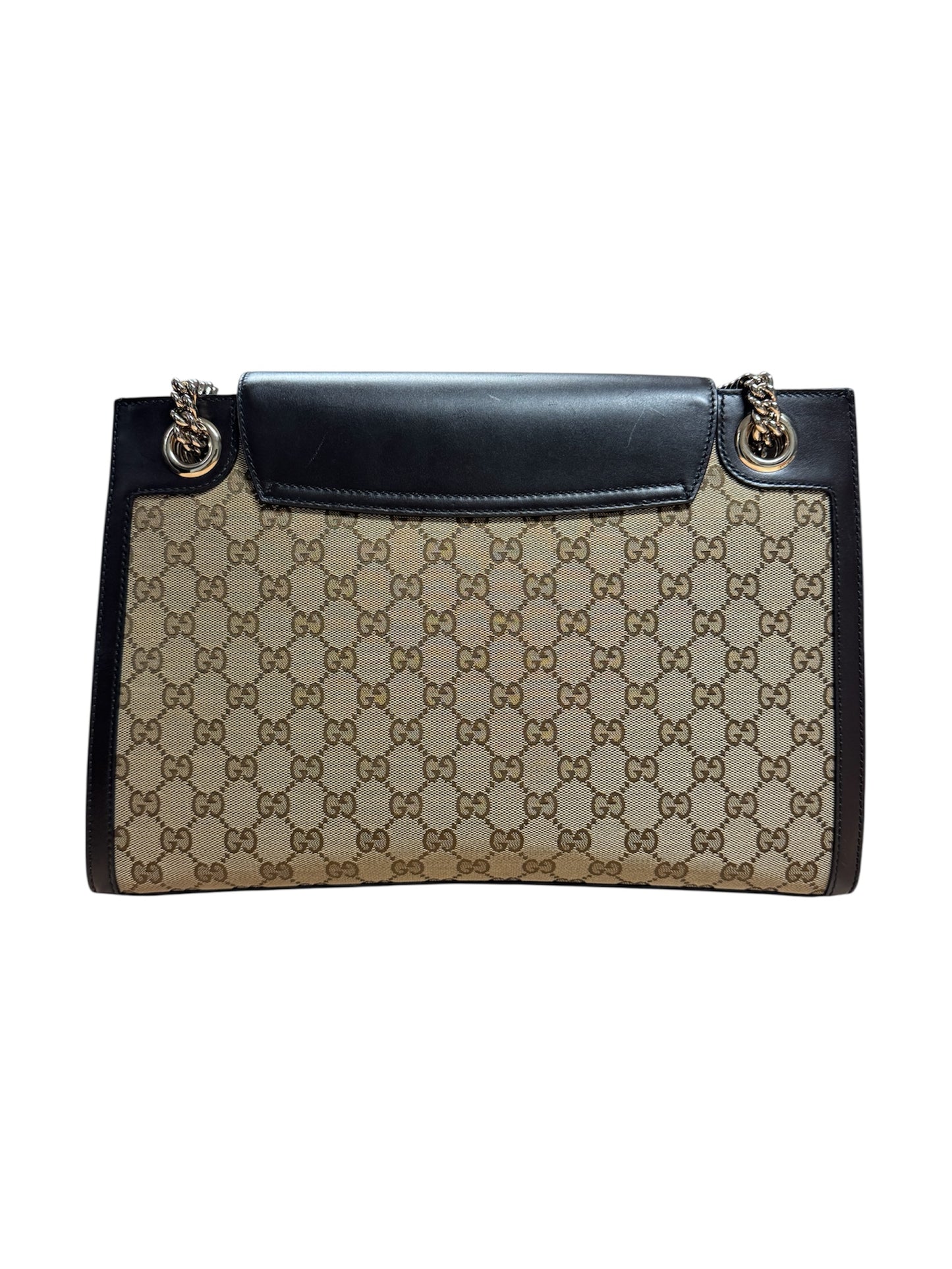Gucci GG Canvas/Brown Emily Large Shoulder Bag