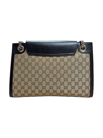 Gucci GG Canvas/Brown Emily Large Shoulder Bag