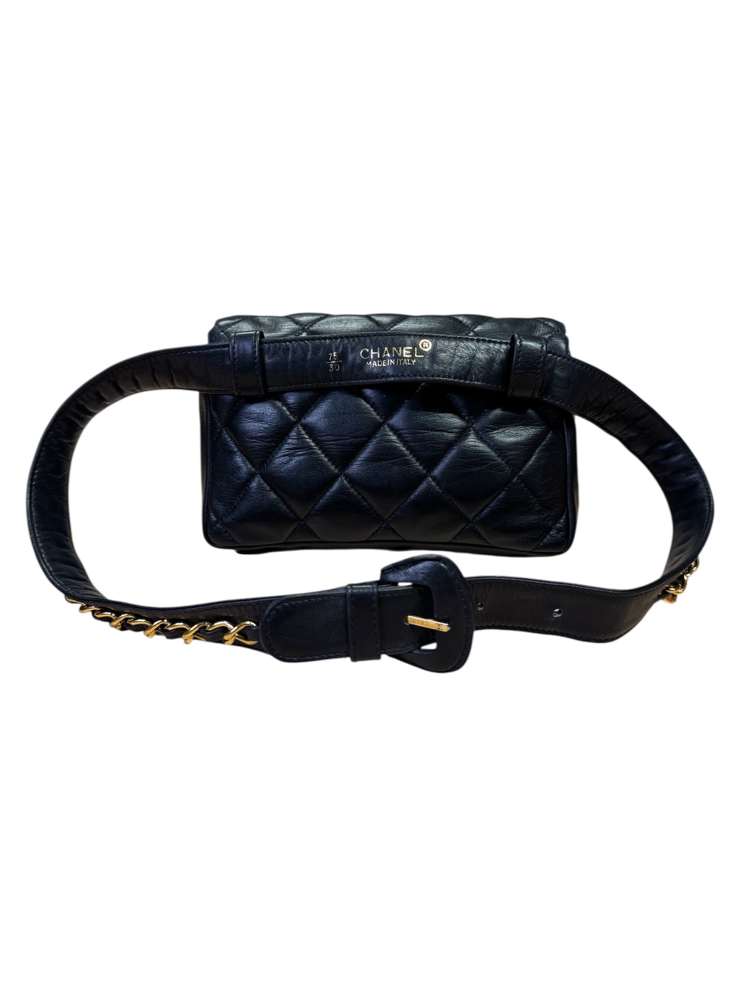Chanel Matelasse Lamb Skin Belt Bag