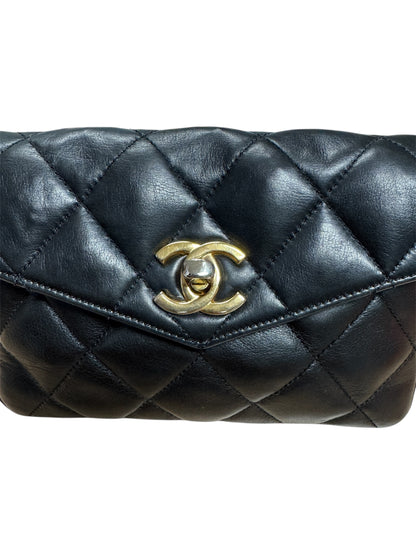 Chanel Matelasse Lamb Skin Belt Bag