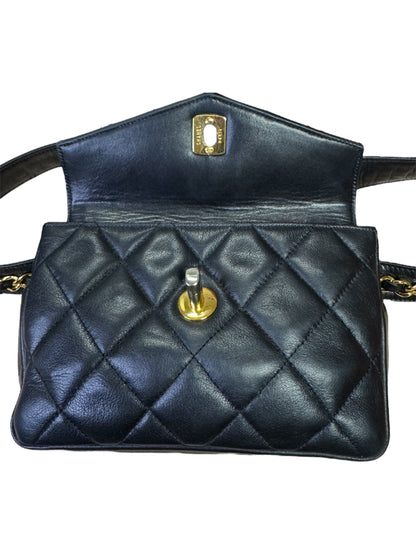 Chanel Matelasse Lamb Skin Belt Bag