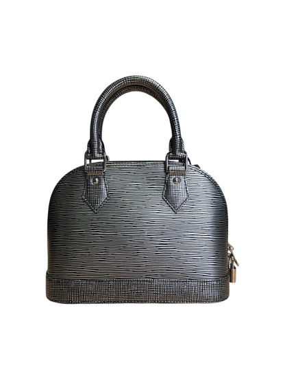 Louis Vuittion Metallic Silver Epi Alma BB