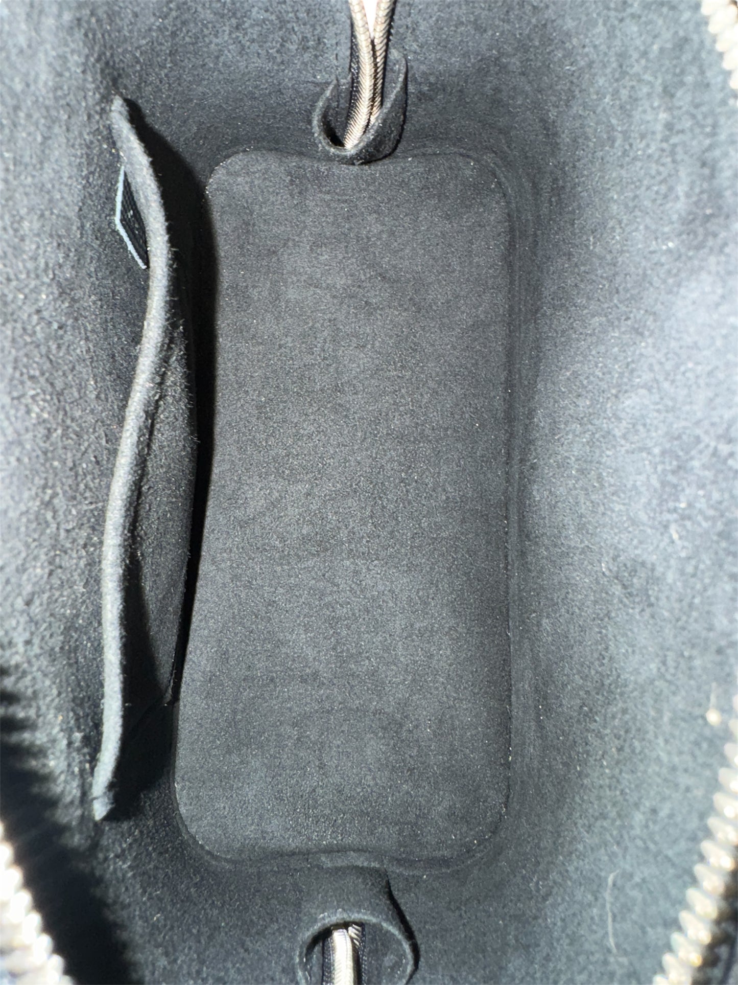 Louis Vuittion Metallic Silver Epi Alma BB