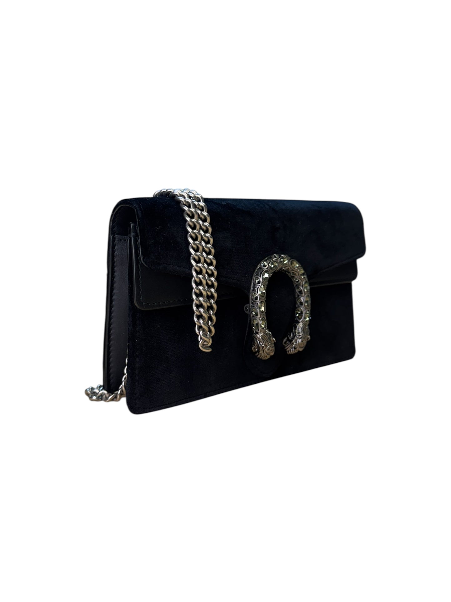 Gucci Velvet Mini Dionysus Black
