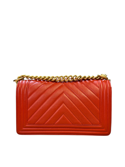 Chanel Boy Bag 25 Burnt Orange