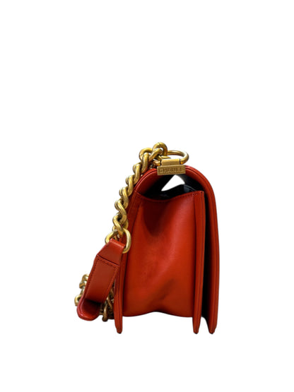 Chanel Boy Bag 25 Burnt Orange