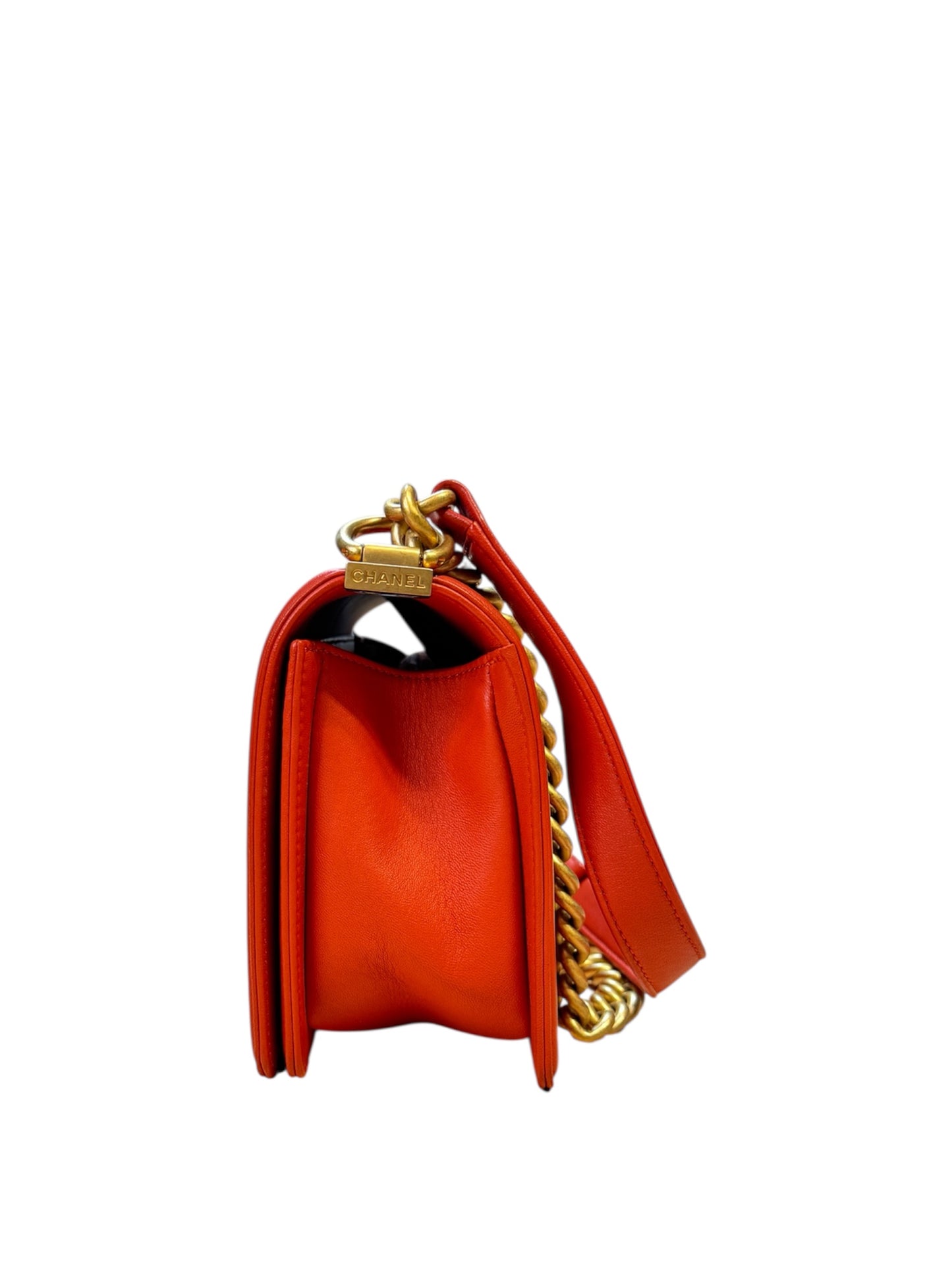 Chanel Boy Bag 25 Burnt Orange