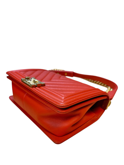 Chanel Boy Bag 25 Burnt Orange