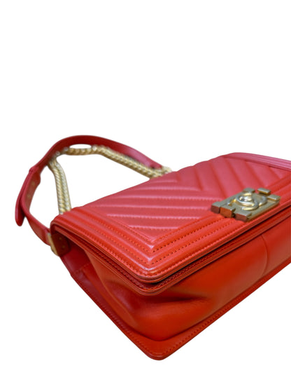 Chanel Boy Bag 25 Burnt Orange
