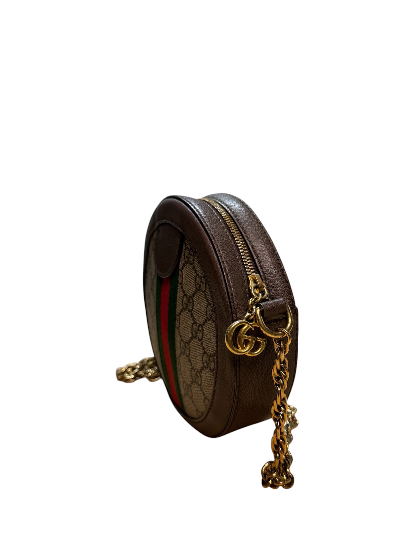 Gucci Ophidia Mini Round Shoulder Bag