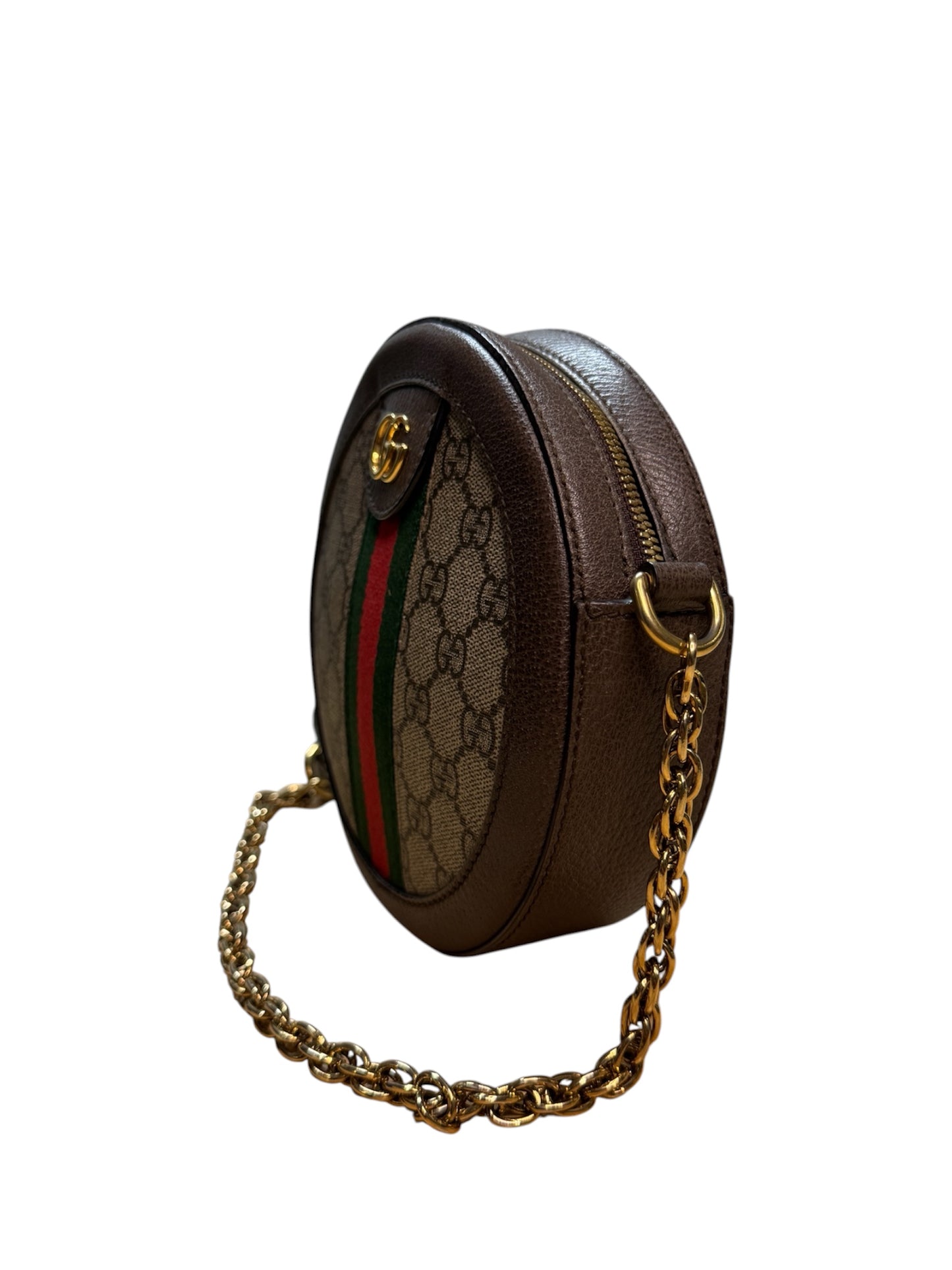 Gucci Ophidia Mini Round Shoulder Bag