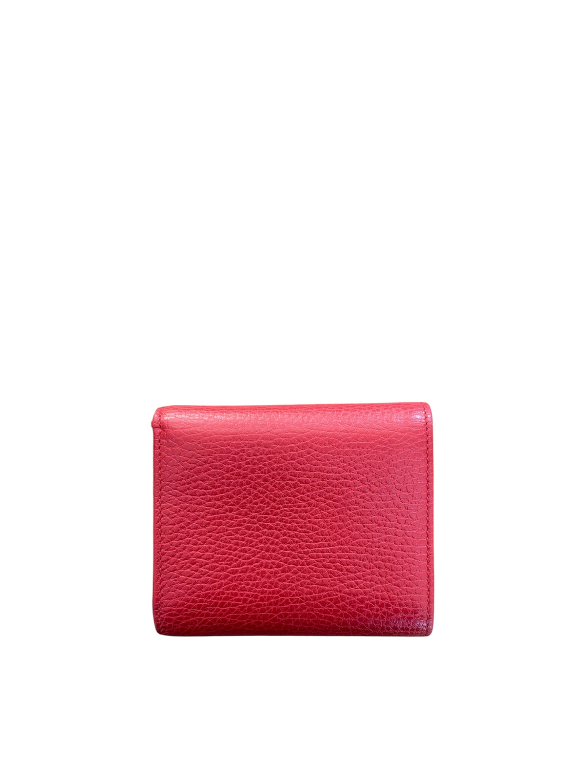 Gucci GG Marmont Trifold Wallet Red